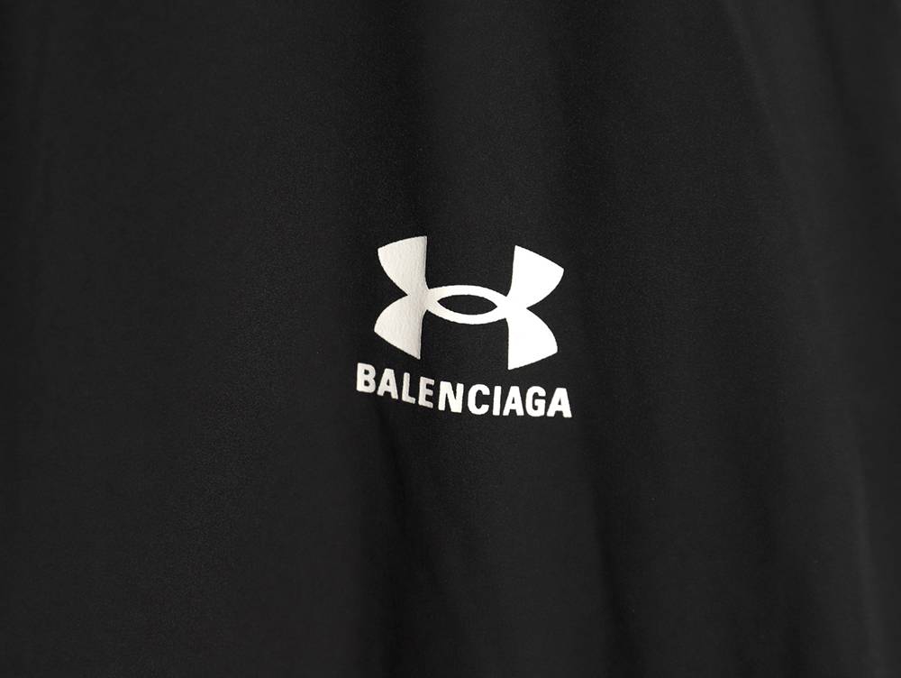 Balenciaga joint style stretch nylon hooded jacket
