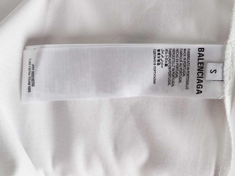 Balenciaga ski series printed short-sleeved T-shirt