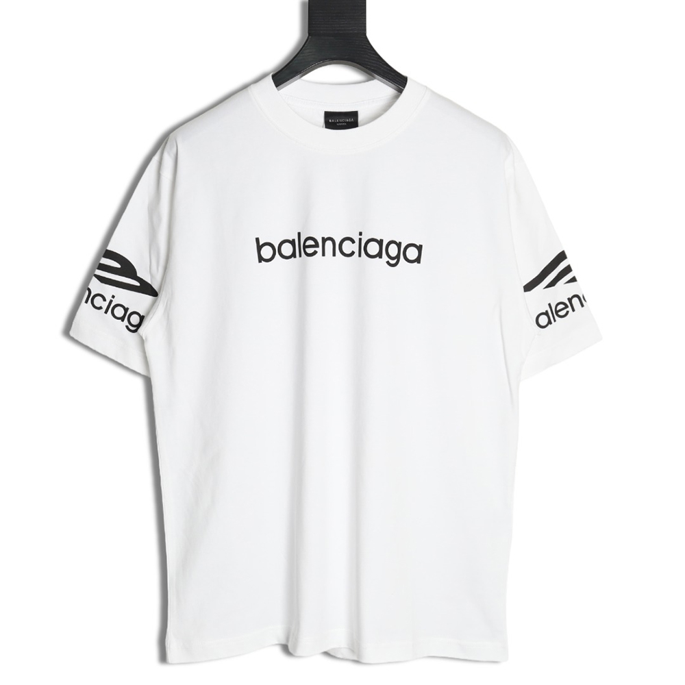 Balenciaga ski series printed short-sleeved T-shirt