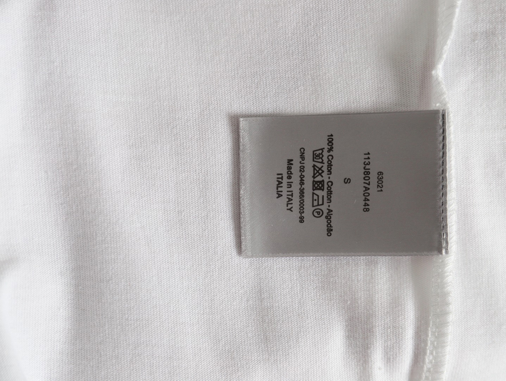 Dior 1947 signature lettering print short sleeves