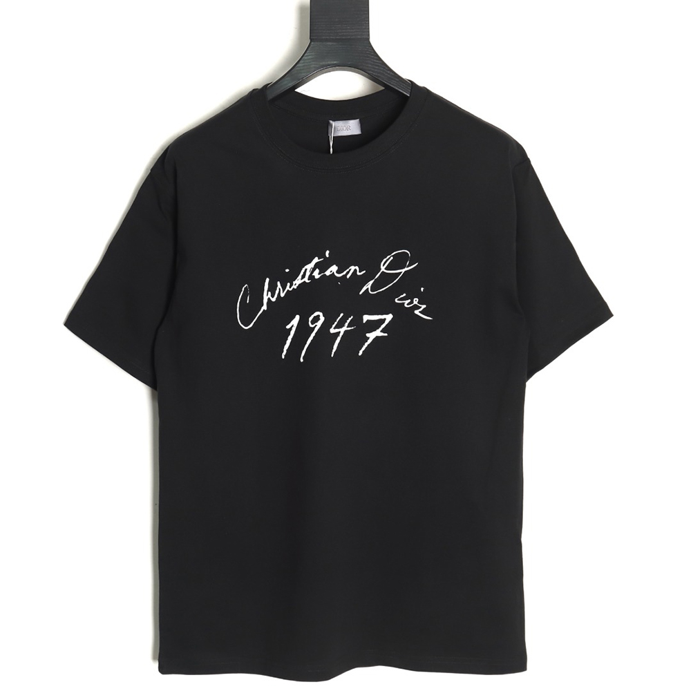 Dior 1947 signature lettering print short sleeves TSK1