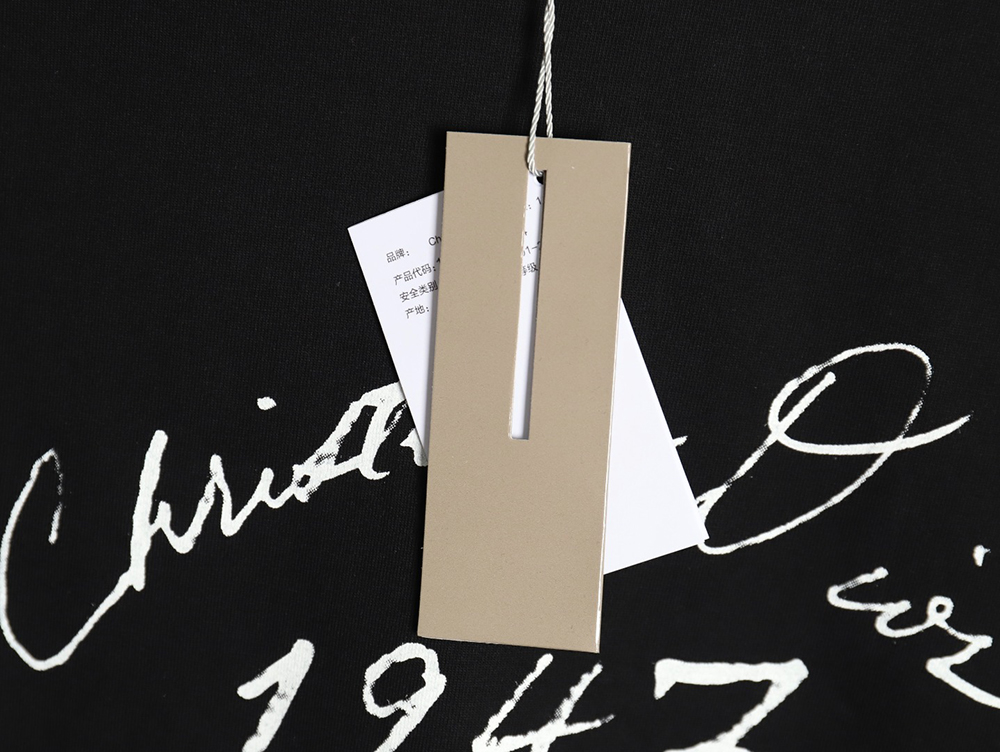 Dior 1947 signature lettering print short sleeves TSK1
