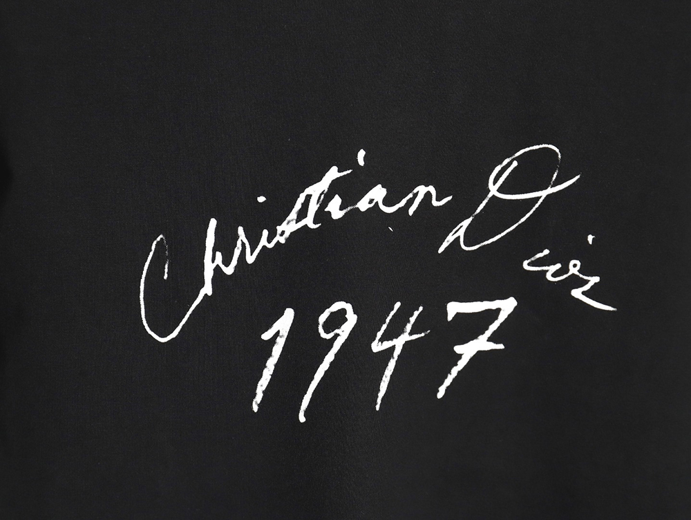 Dior 1947 signature lettering print short sleeves TSK1