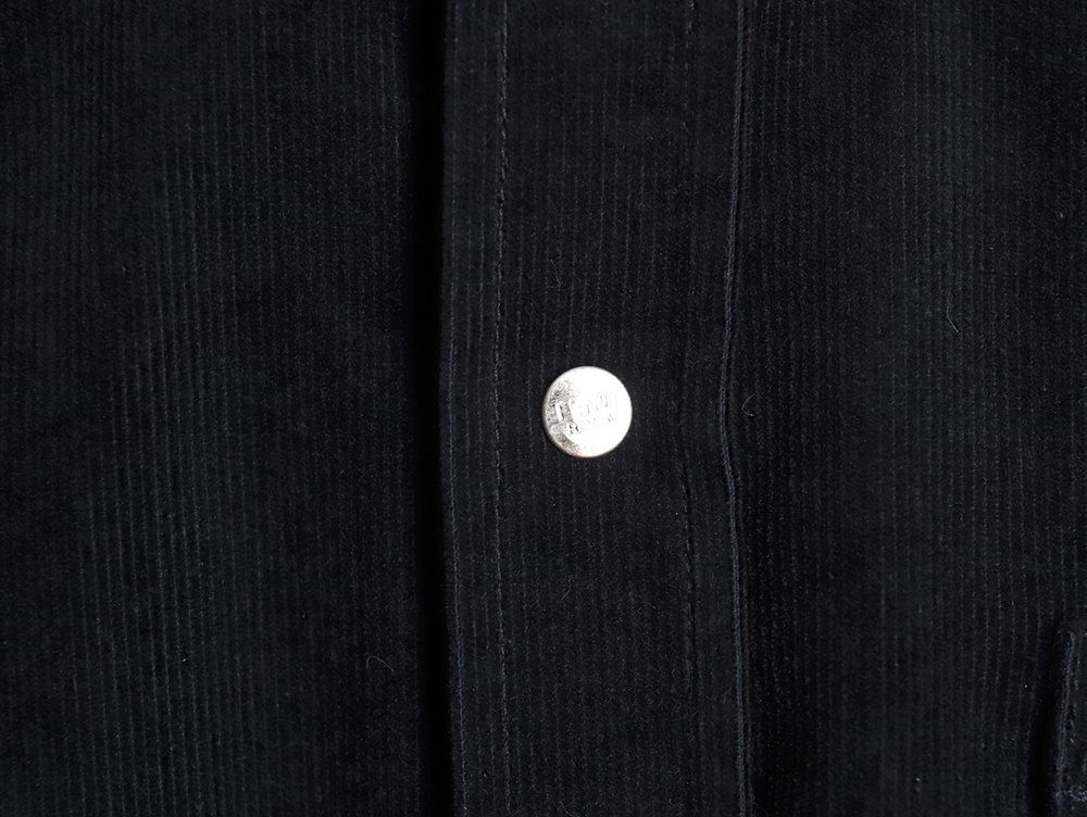 Fendi blue corduroy shirt jacket