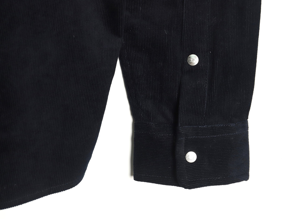 Fendi blue corduroy shirt jacket