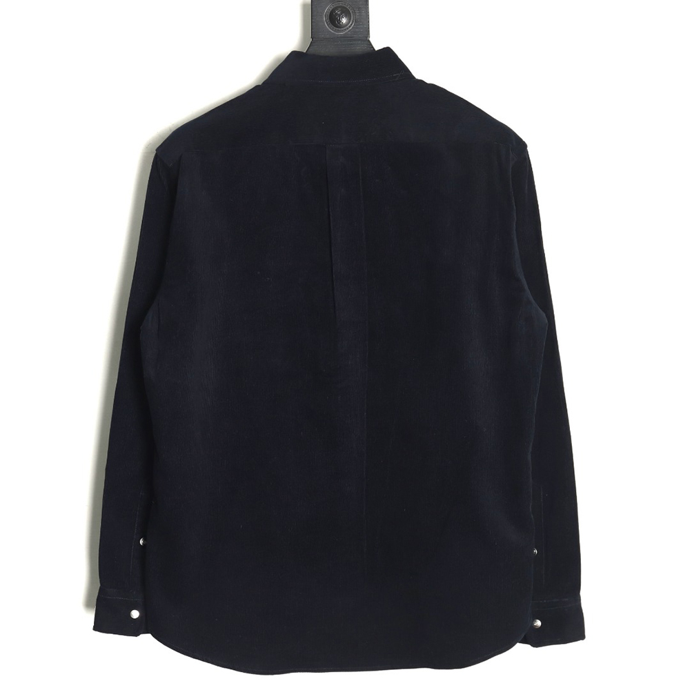 Fendi blue corduroy shirt jacket