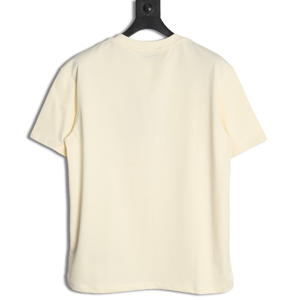 Gucci Chest Embroidered Bear Short Sleeve T-Shirt