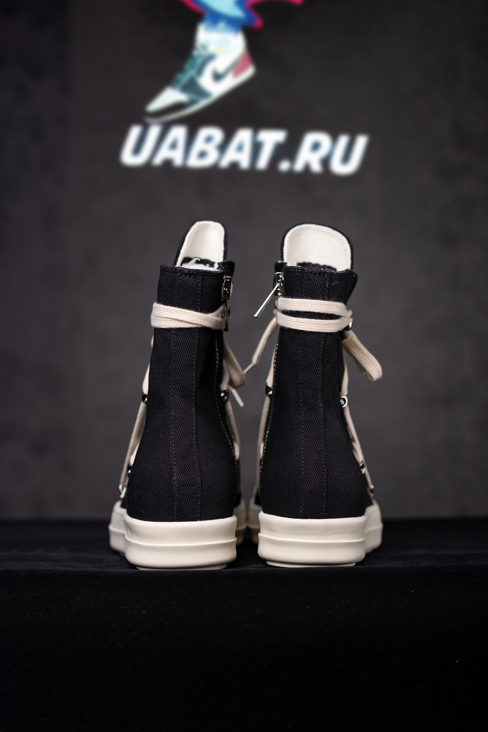 Rick Owens Lido DRKSHDW Hexa High ''Black Milk''