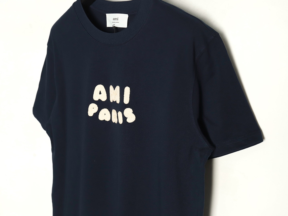 Ami Paris lettered short-sleeved T-shirt TSK1
