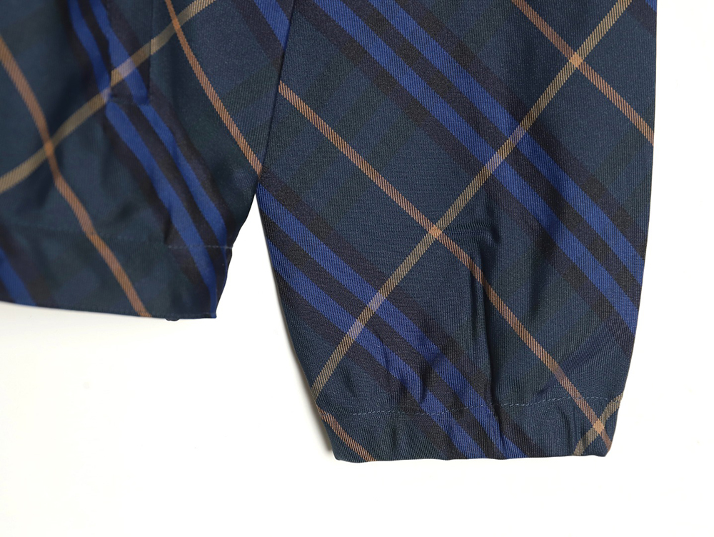 Burberry War Horse Embroidered Check Reversible Zip Jacket