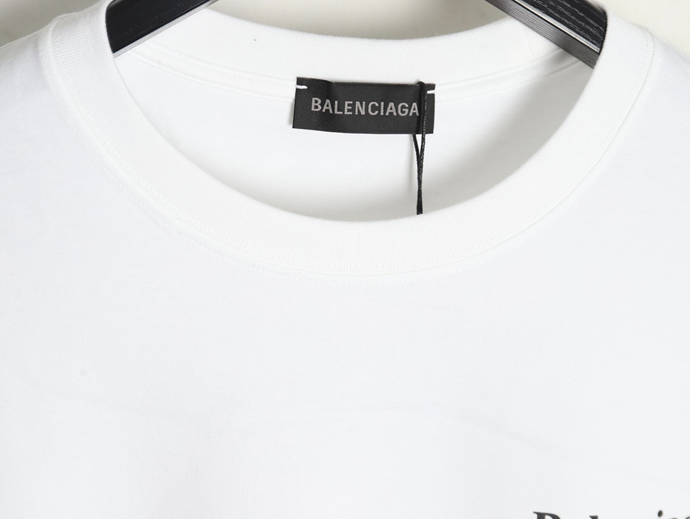Balenciaga lettering print short sleeves