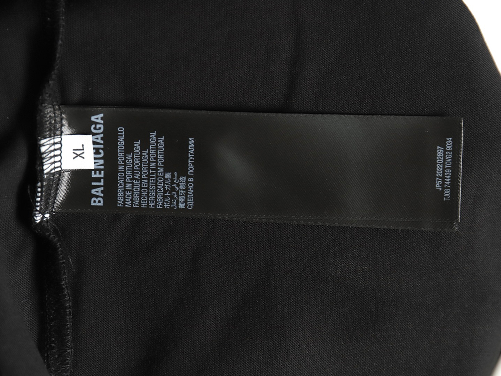 Balenciaga lettering print short sleeves TSK1
