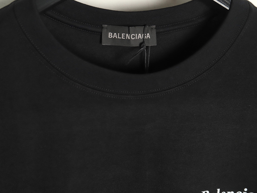 Balenciaga lettering print short sleeves TSK1
