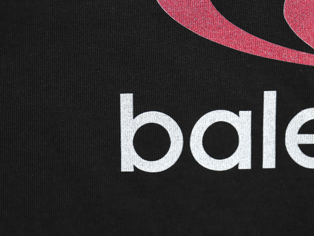 Balenciaga lettering print short sleeves TSK1