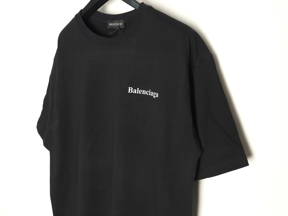 Balenciaga lettering print short sleeves TSK1