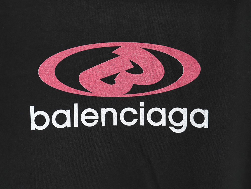 Balenciaga lettering print short sleeves TSK1