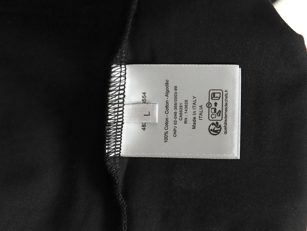 Dior Dragon Printed Letter Short Sleeve T-Shirt TSK1
