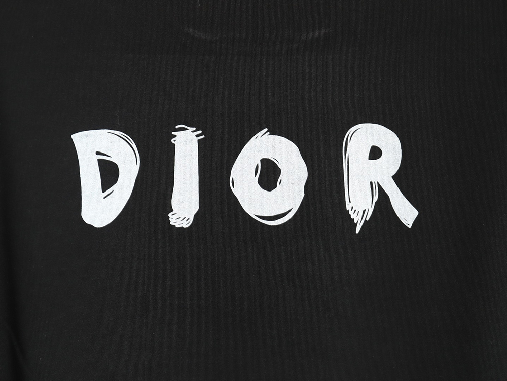 Dior Dragon Printed Letter Short Sleeve T-Shirt TSK1