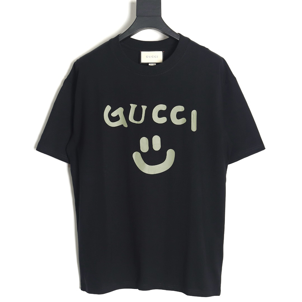 Gucci Smiley Face Print Short Sleeve TSK1