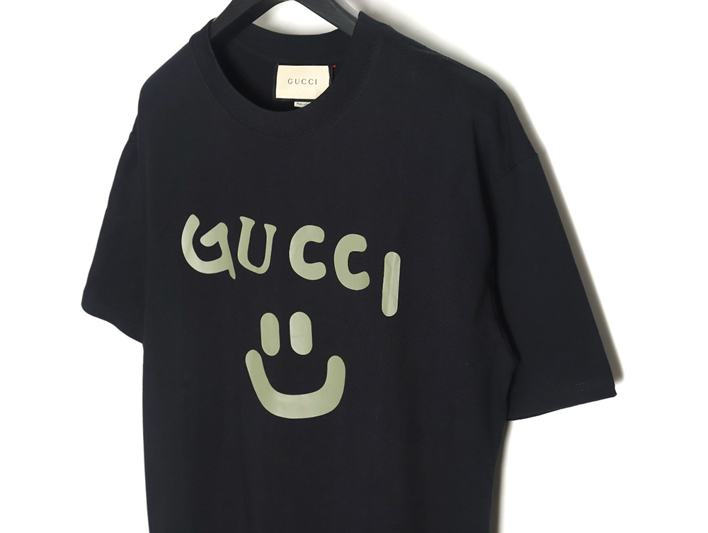 Gucci Smiley Face Print Short Sleeve TSK1
