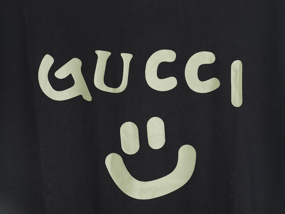 Gucci Smiley Face Print Short Sleeve TSK1