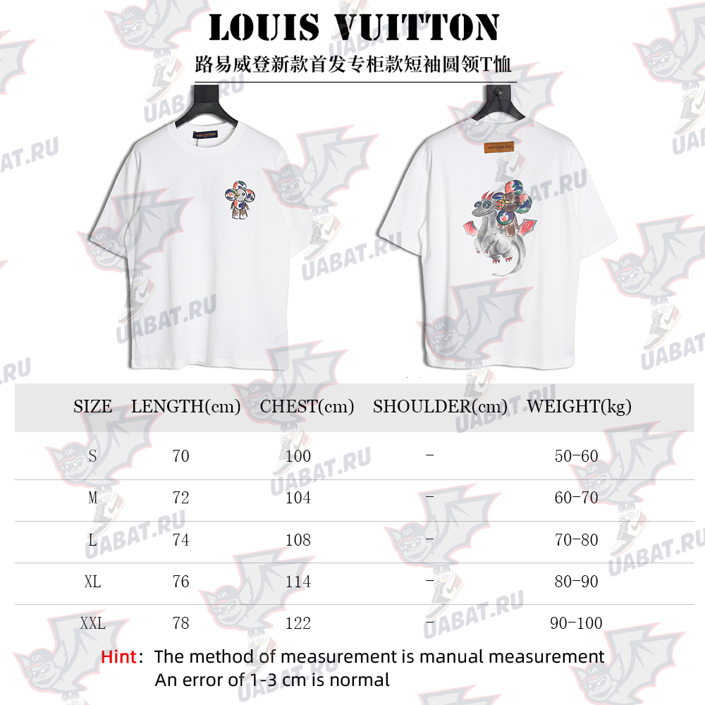 Louis Vuitton counter short-sleeved round neck T-shirt