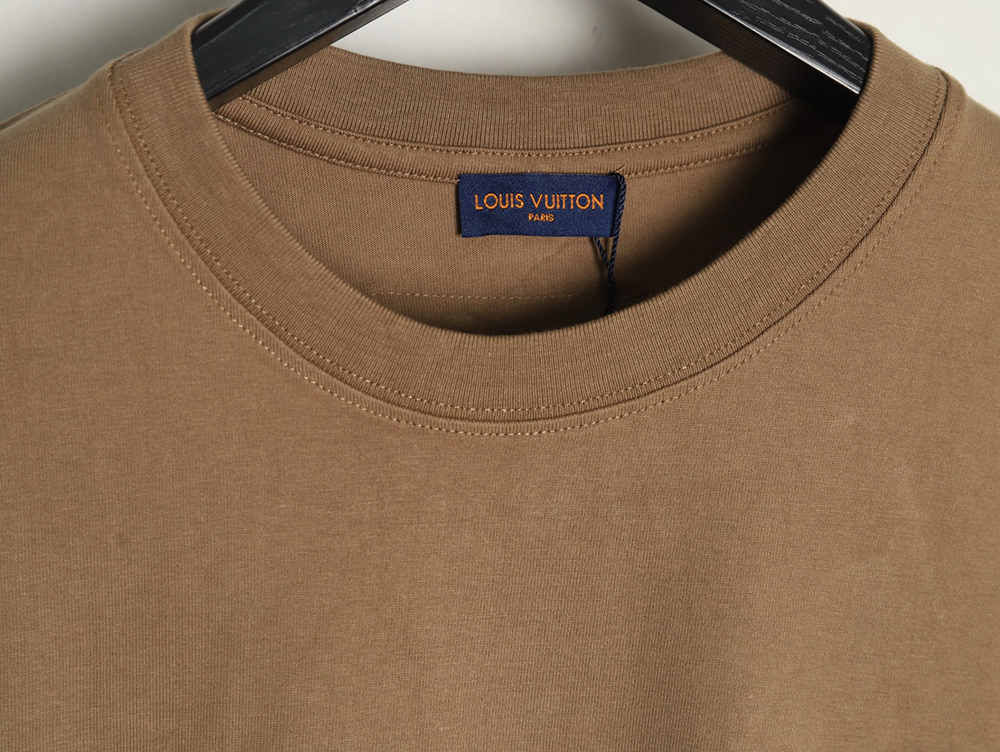 Louis Vuitton embroidered logo badge short-sleeved T-shirt TSK1