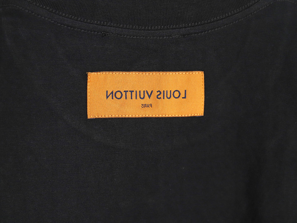 Louis Vuitton embroidered logo badge short-sleeved T-shirt TSK2