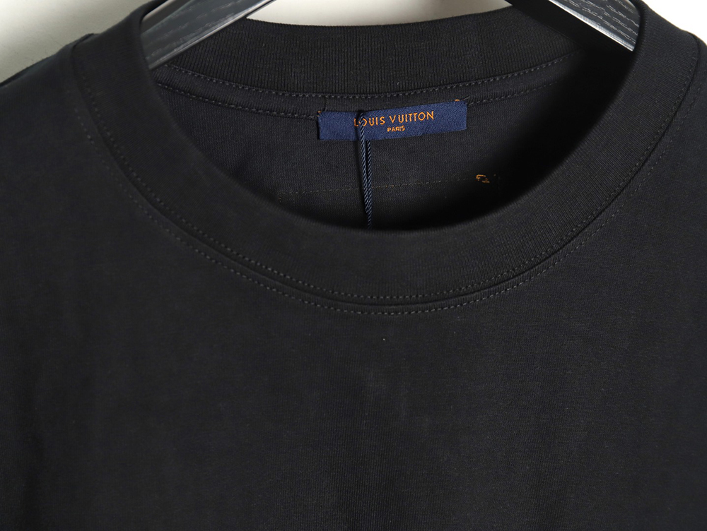 Louis Vuitton embroidered logo badge short-sleeved T-shirt TSK2