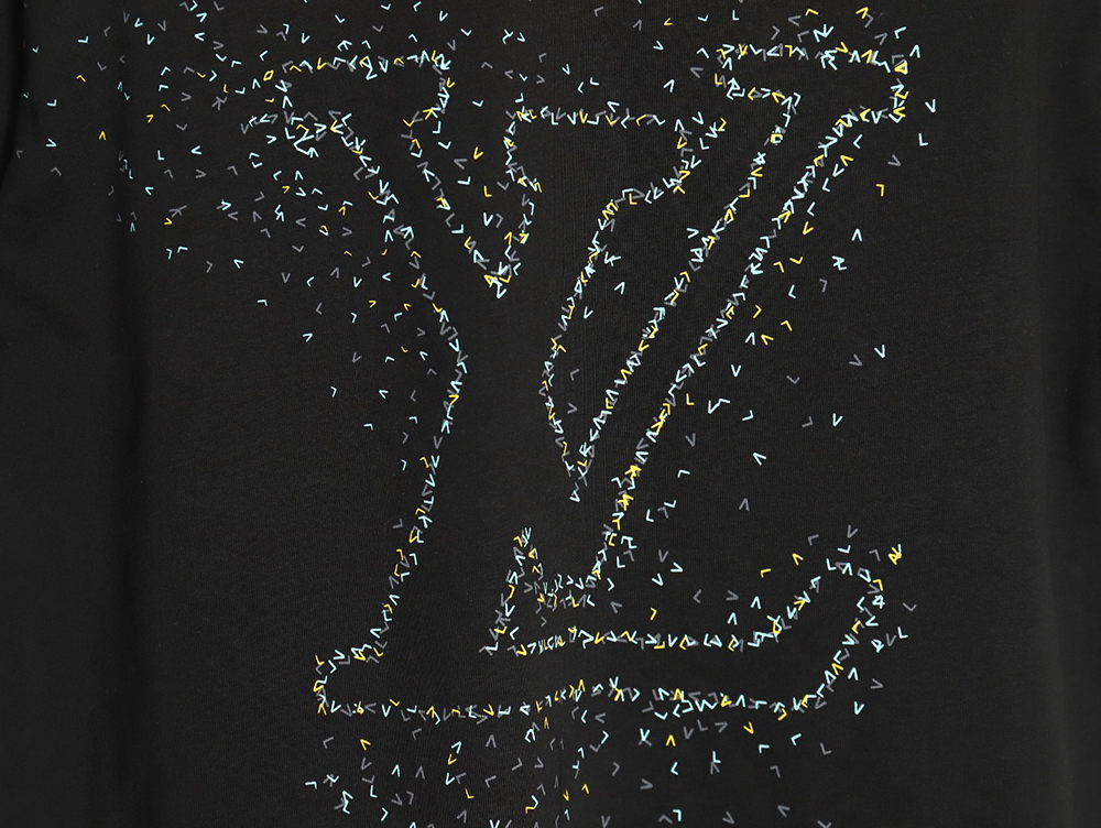 Louis Vuitton small airplane printed letter logo short sleeves TSK1