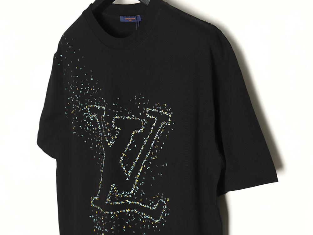 Louis Vuitton small airplane printed letter logo short sleeves TSK1