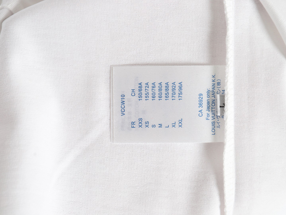 Louis Vuitton hand-painted graffiti lettering print short sleeves