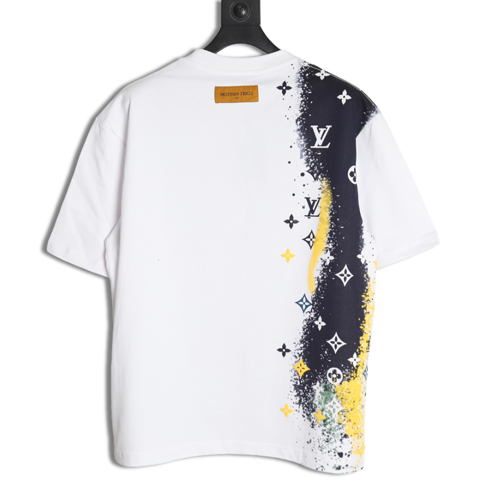 Louis Vuitton inkjet presbyopic print short sleeves