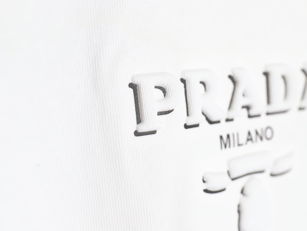 Prada Logo Laminated Short Sleeve