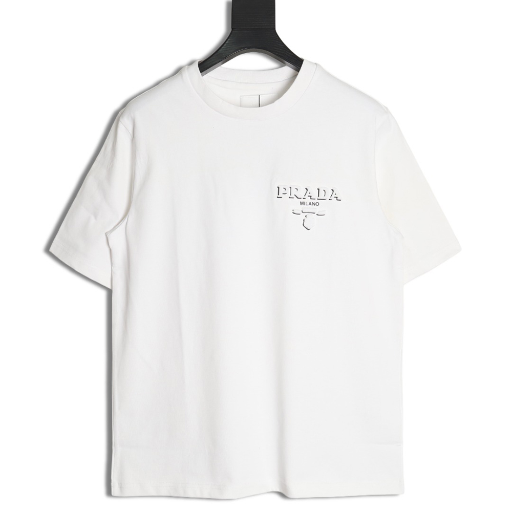 Prada Logo Laminated Short Sleeve
