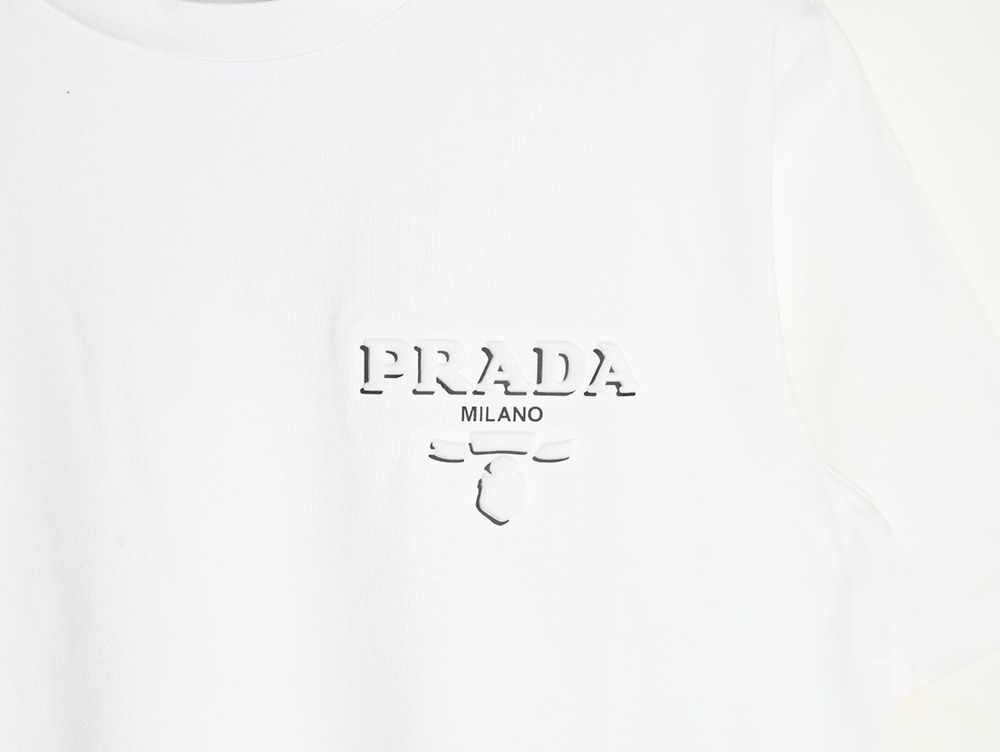 Prada Logo Laminated Short Sleeve