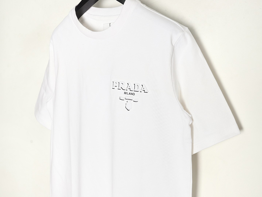 Prada Logo Laminated Short Sleeve