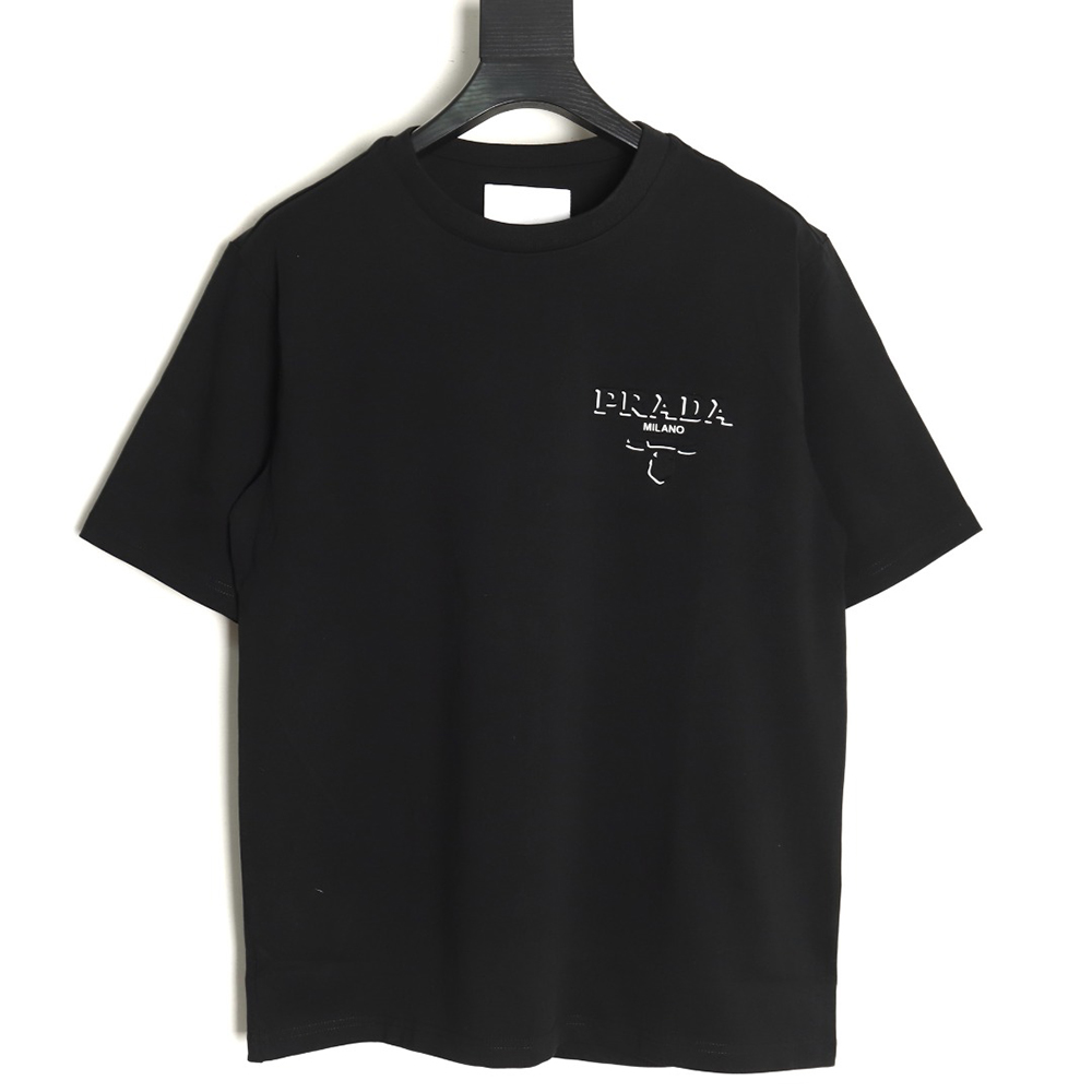 Prada Logo Laminated Short Sleeve TSK1