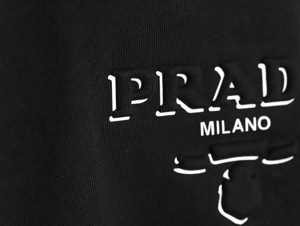 Prada Logo Laminated Short Sleeve TSK1