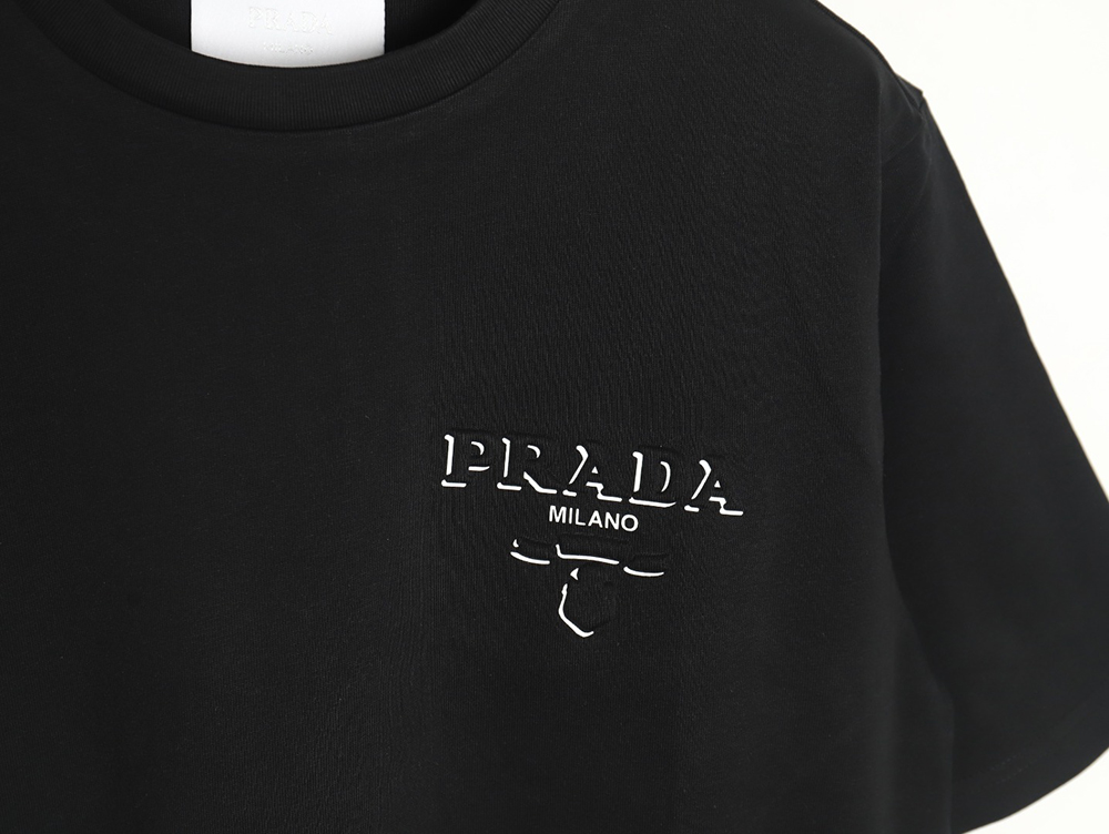 Prada Logo Laminated Short Sleeve TSK1