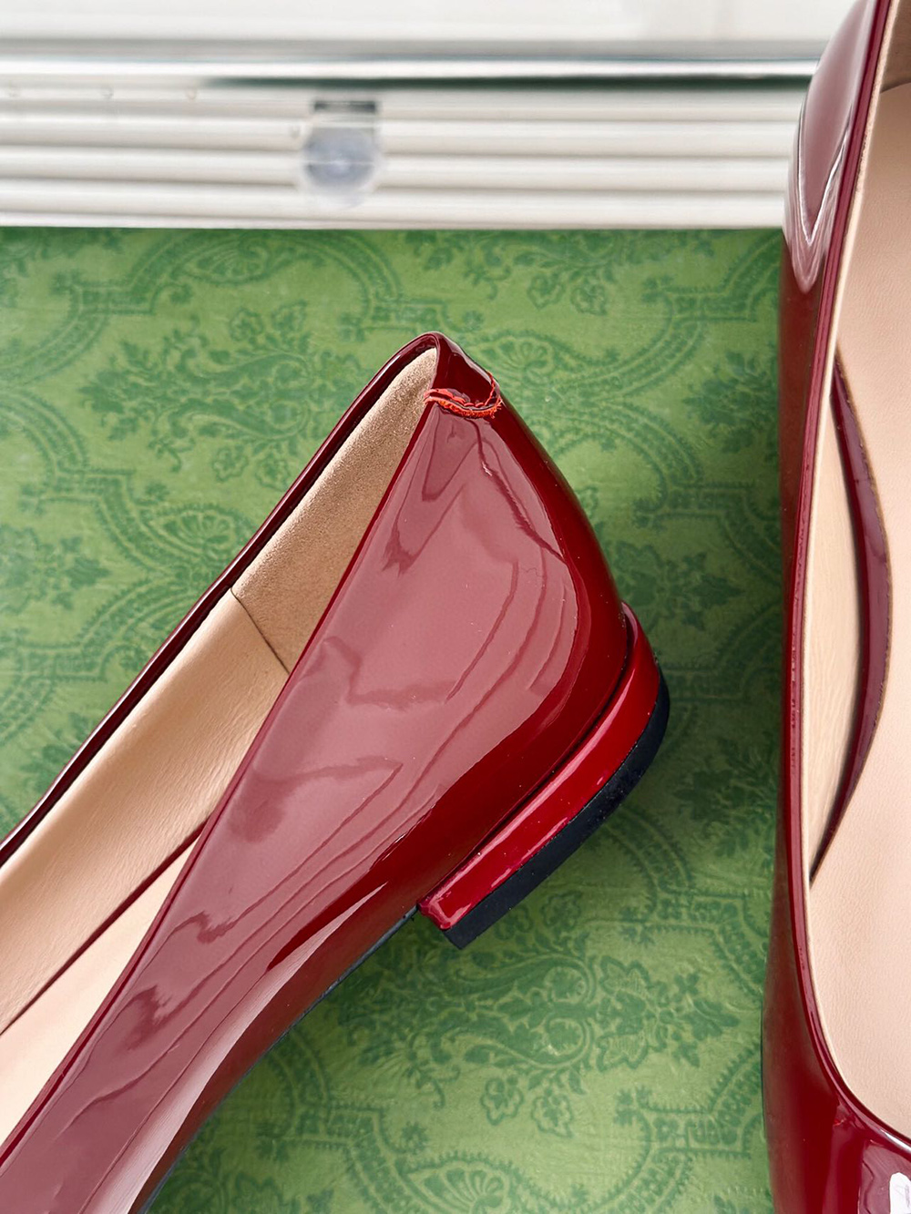 Gucci Horsebit Black Patent Flats
