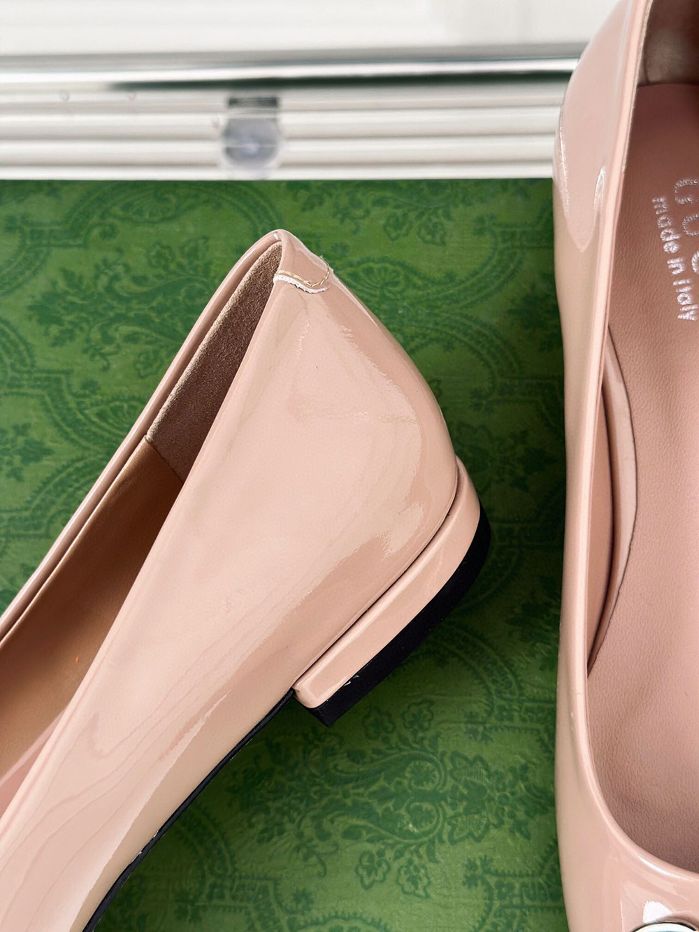 Gucci Horsebit Black Patent Flats