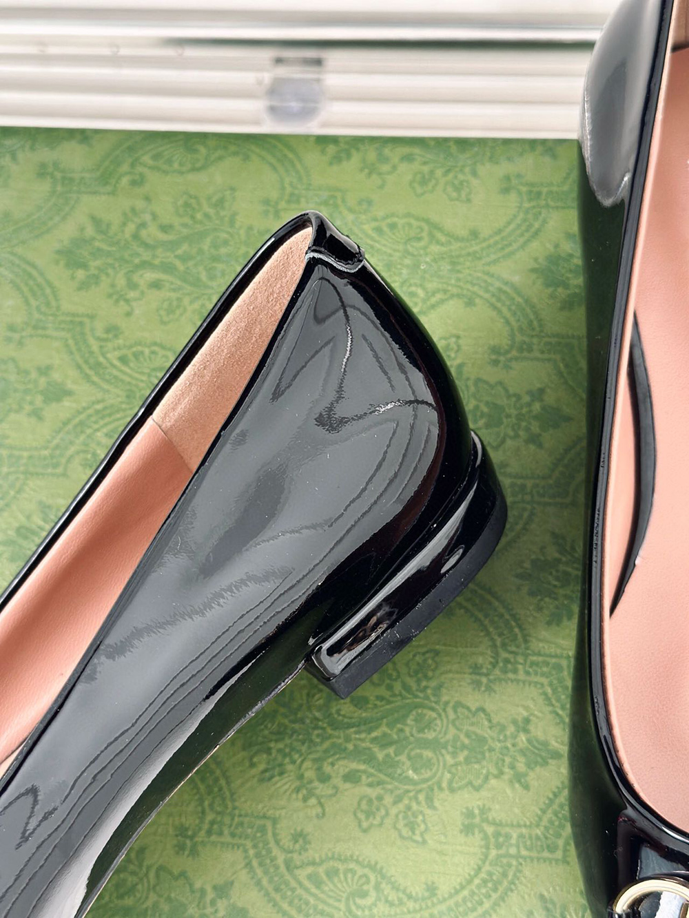 Gucci Horsebit Black Patent Flats