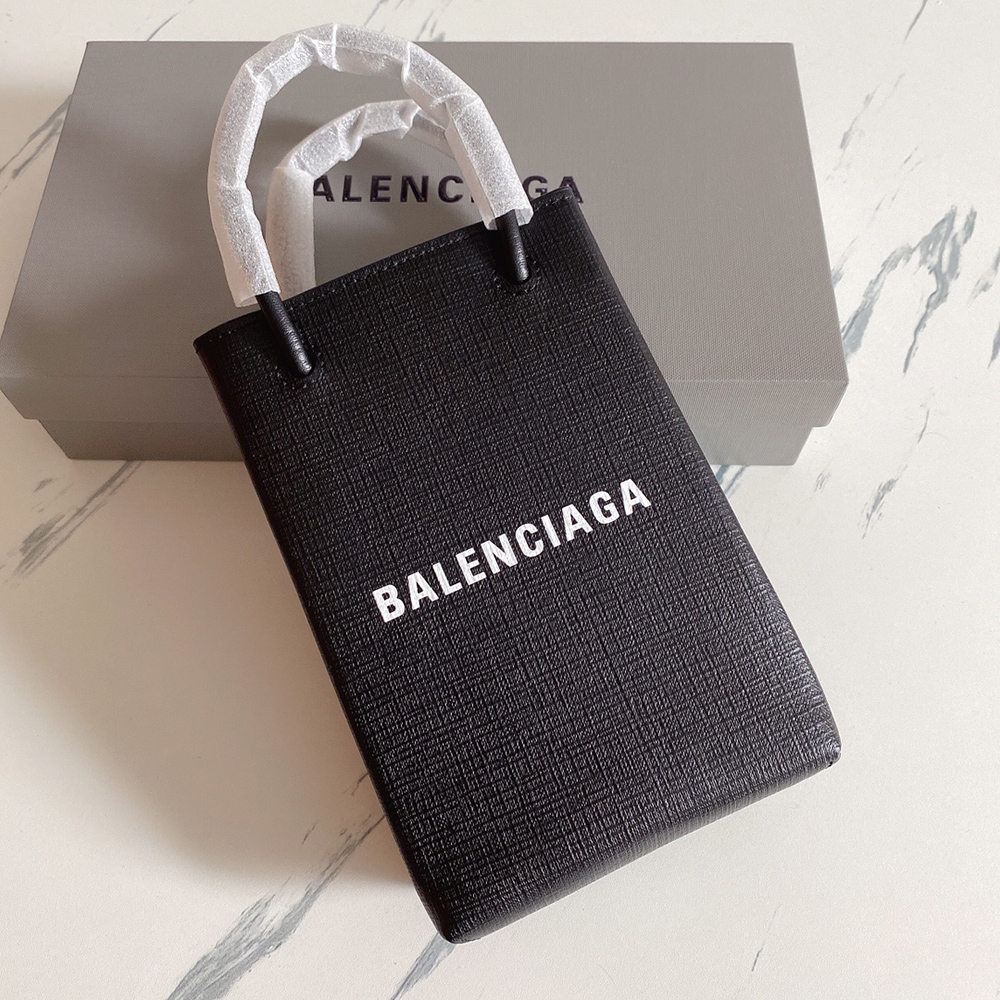 Balenciaga Logo Phone Tote Bags 593826 18*4.5*12cm