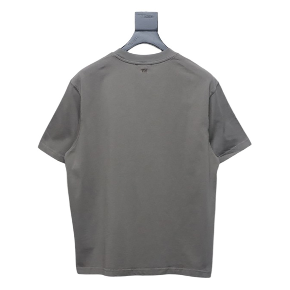 Ami Paris embroidered heart short-sleeved T-shirt