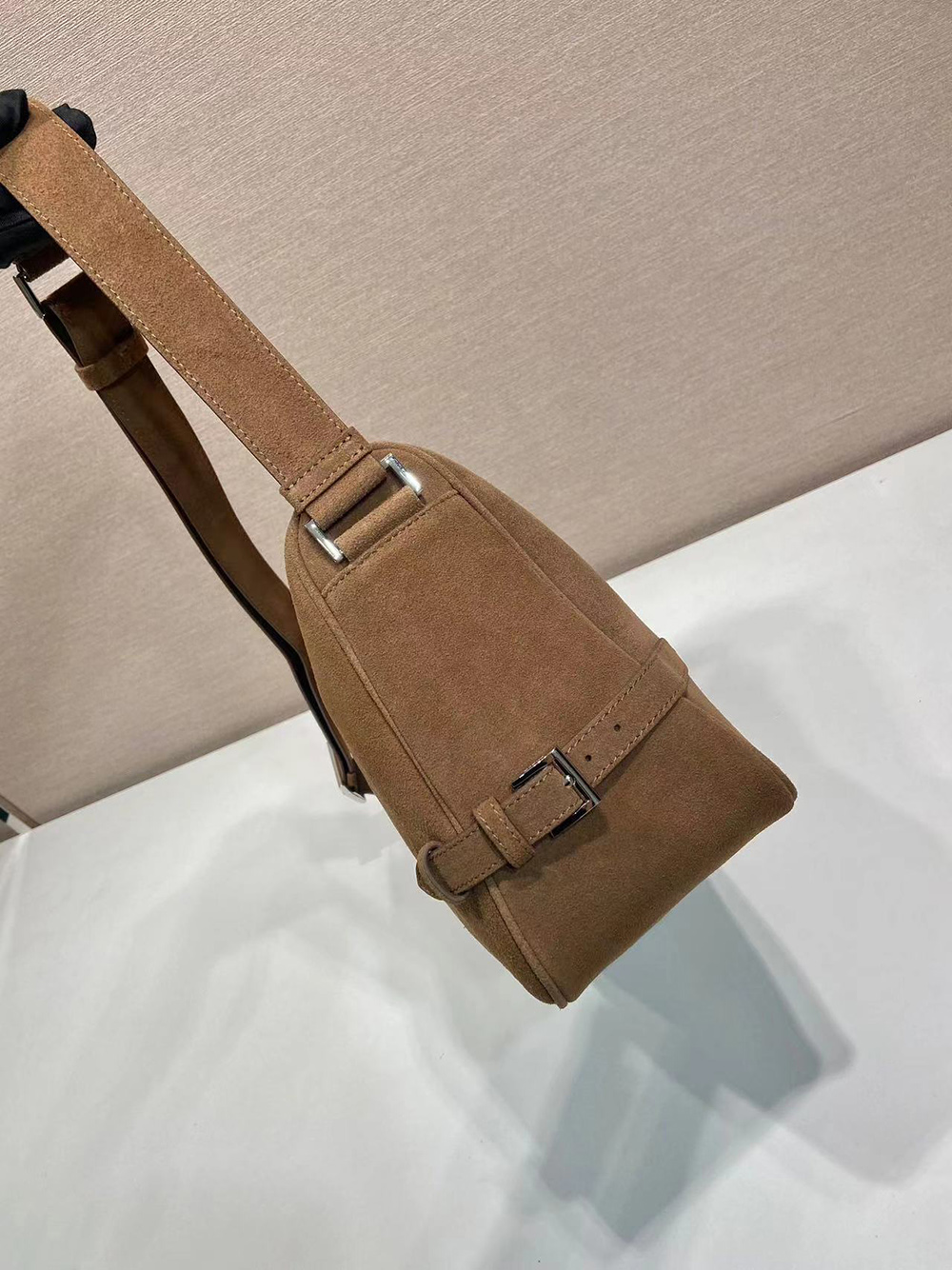 Prada Suede shoulder bags 2VH187 22*35*12cm