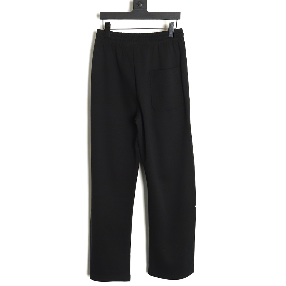 Chanel classic embroidered double C wide-leg trousers TSK1