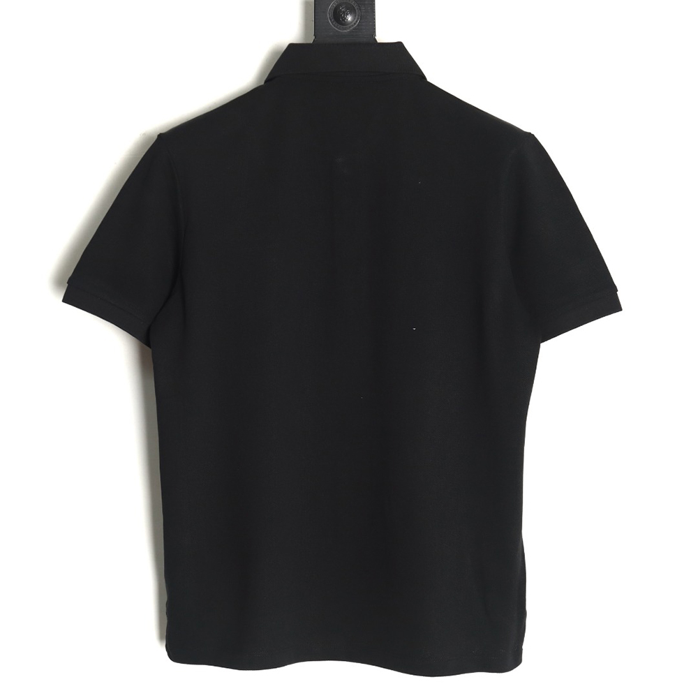 Dior embroidered lettering signature short sleeve polo shirt TSK1
