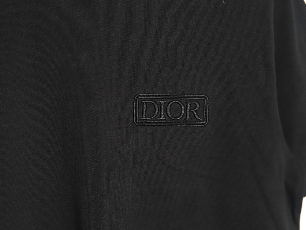 Dior chest embroidered lettering short sleeve T-shirt TSK1