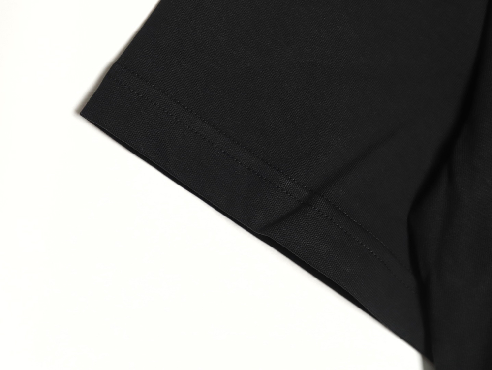 Dior Silver Logo Embroidered Short Sleeve T-Shirt TSK1